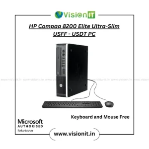 HP Compaq 8200 Elite Ultra-Slim USFF - USDT PC | 2nd Gen Intel Core i3/i5/i7 | Space-Saving, Efficient Desktop for Business Use