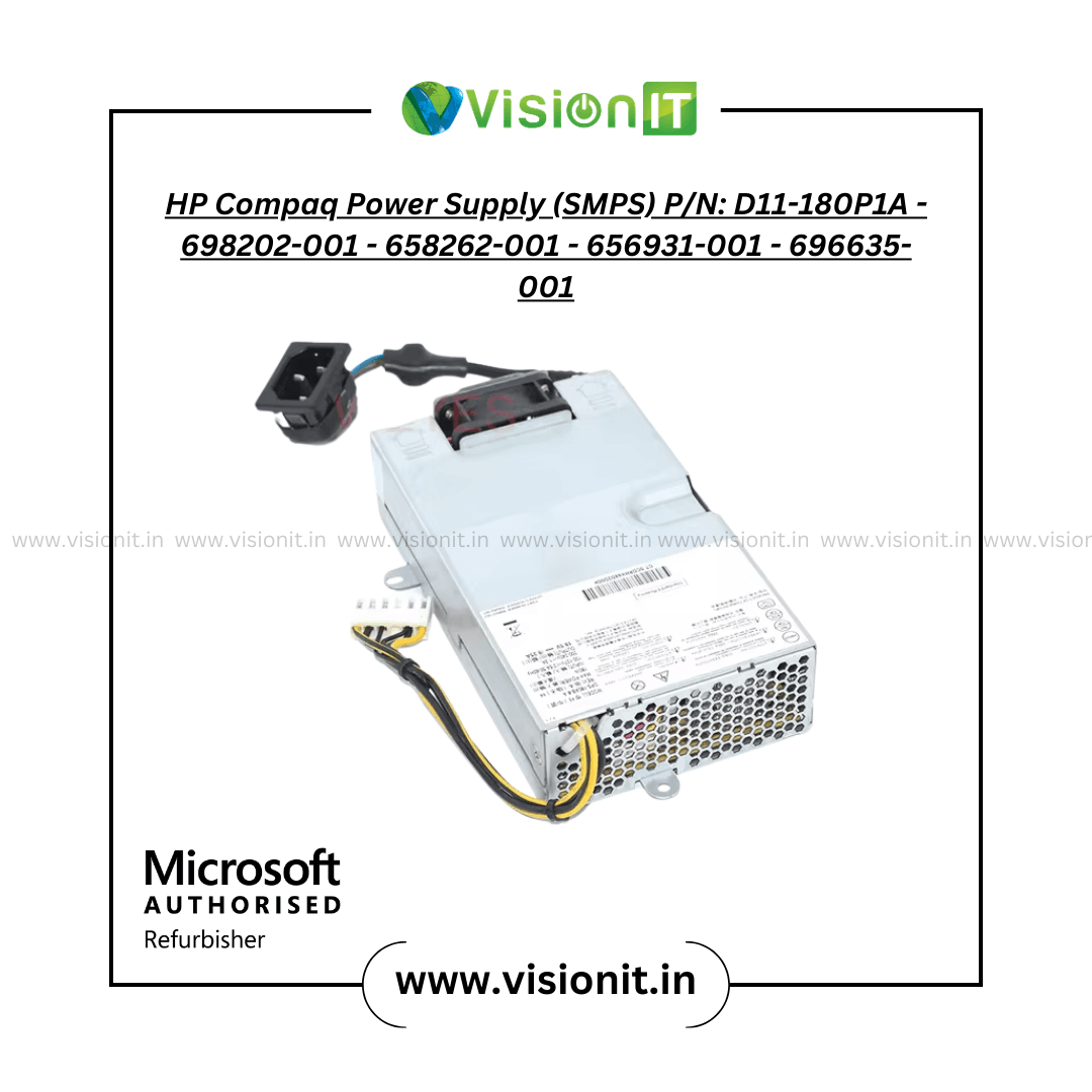 HP Compaq Power Supply (SMPS) P/N: D11-180P1A - 698202-001 - 658262-001 - 656931-001 - 696635-001