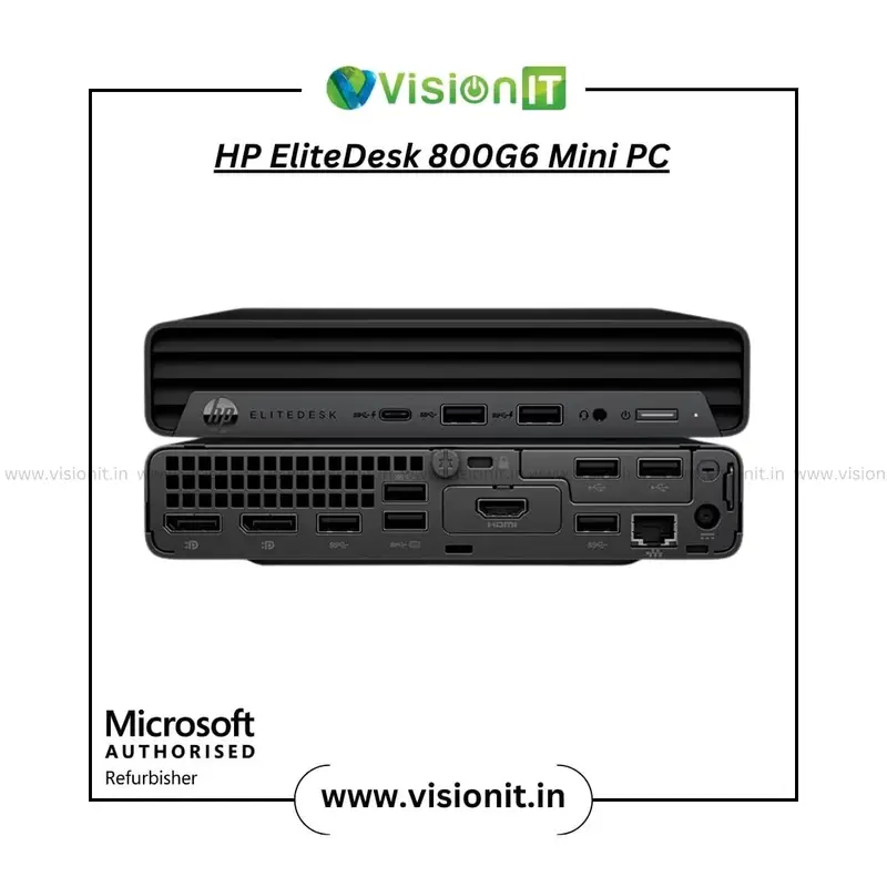 HP EliteDesk 800G6 Mini PC 10th Gen Intel i3/i5/i7 High-Speed Compact Desktop for Modern Work & Productivity - Image 2