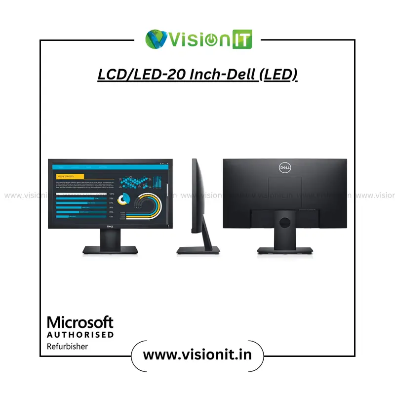 Dell 20-Inch Refurbished LED Monitor | Crisp Display | Reliable & Affordable - Image 3