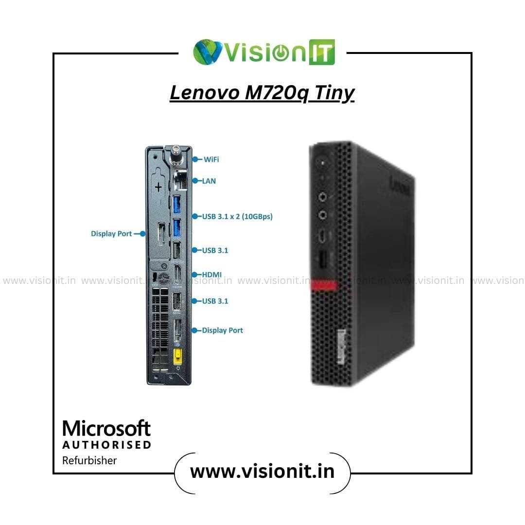 Lenovo ThinkCentre M720q / M920q / M920 Tiny PC 8th Gen Intel Core i3/i5/i7 High-Speed Mini Desktop for Multitasking Pros