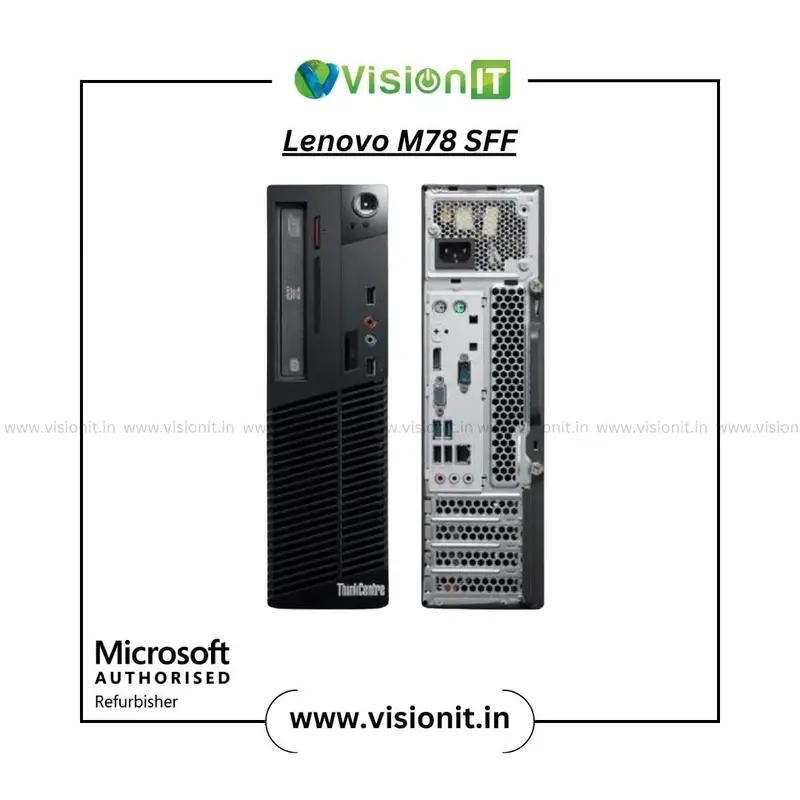 Lenovo ThinkCentre M78 SFF PC | AMD A6/A8/A10 | Compact 2nd Gen Desktop for Office Tasks, Schools & Daily Computing Needs - Image 2