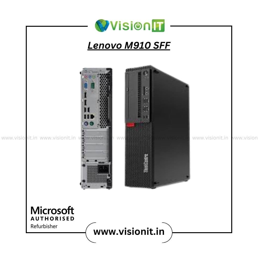 Lenovo ThinkCentre M910 SFF PC | 7th Gen Core i3/i5/i7 | Compact Form Factor for Office Work, Students & Creative Pros - Image 4