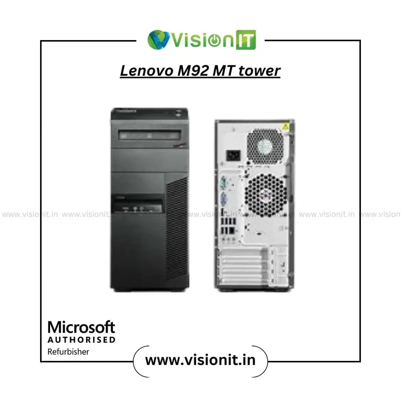 Lenovo ThinkCentre M92 MT PC| 3rd Gen Core i3/i5/i7| Reliable MicroTower for Office, Business & Productivity Workloads - Image 2