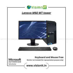 Lenovo ThinkCentre M92 MT PC| 3rd Gen Core i3/i5/i7| Reliable MicroTower for Office, Business & Productivity Workloads