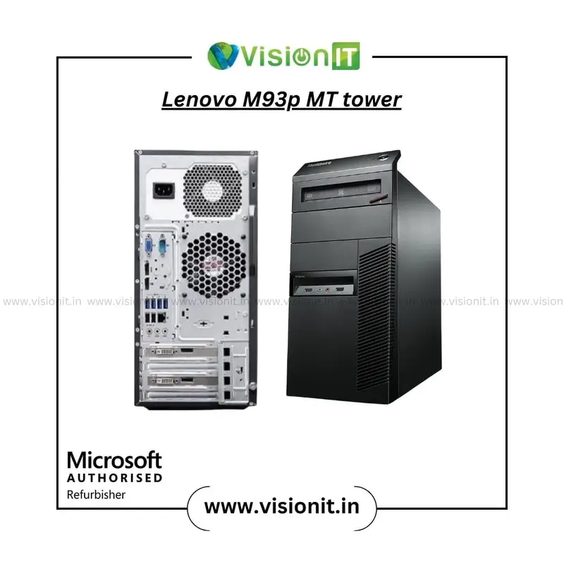 Lenovo ThinkCentre M93p MT PC| 4th Gen Core i3/i5/i7| High|Performance MicroTower for Heavy Office, Design & Creative Tasks - Image 2