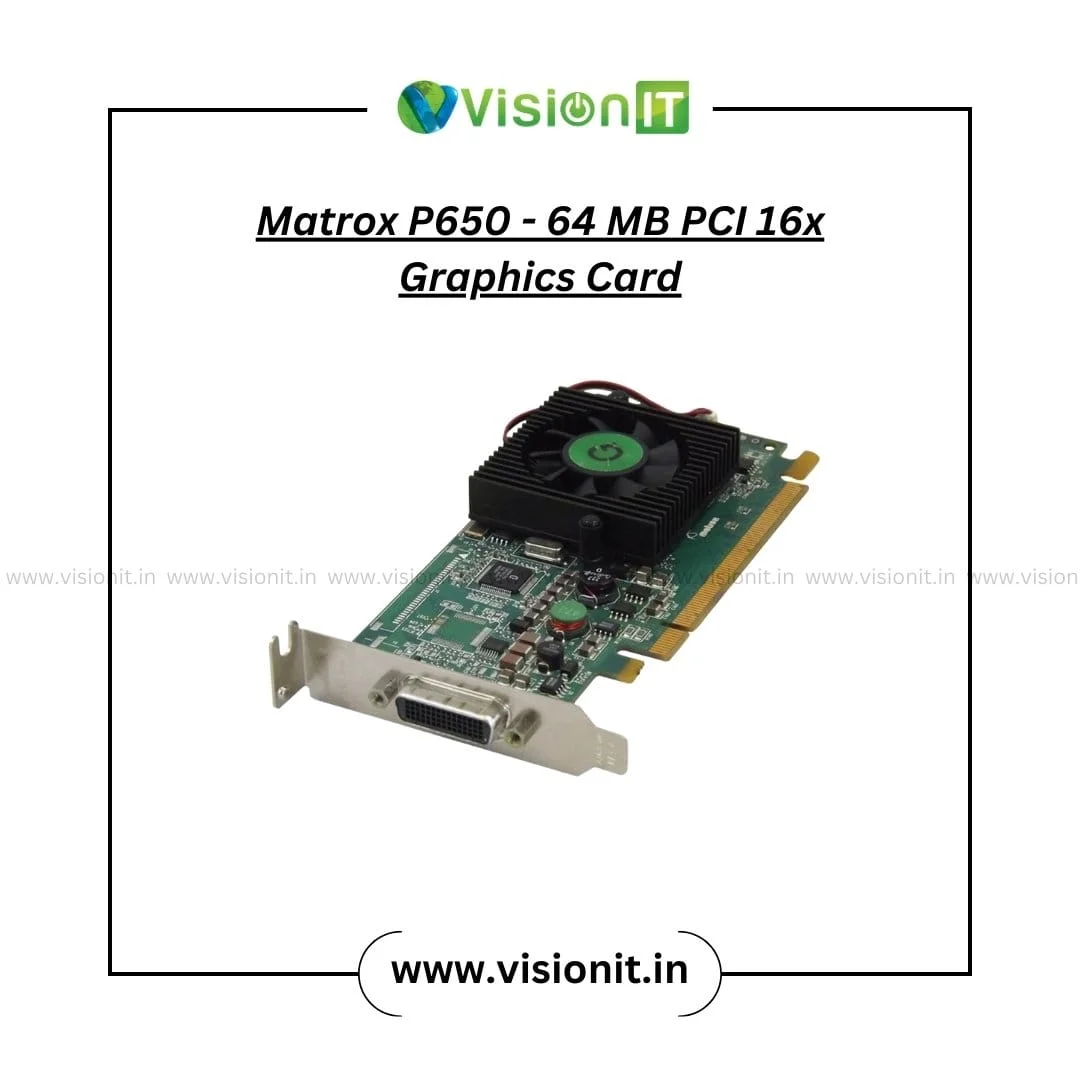 Matrox P650-64MB PCI 16x Graphic Card
