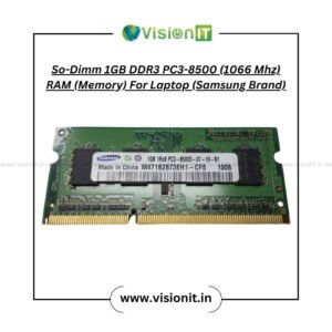 So-Dimm 1GB DDR3 PC3-8500 (1066 Mhz) RAM (Memory) For Laptop