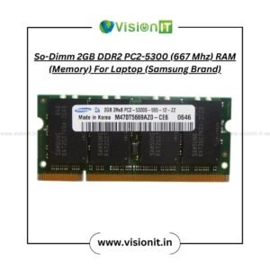 So-Dimm 2GB DDR2 PC2-5300 (667 Mhz) RAM (Memory) For Laptop