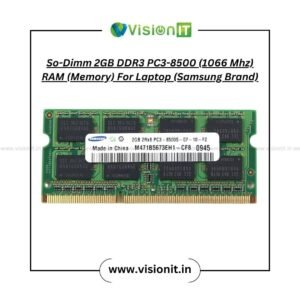 So-Dimm 2GB DDR3 PC3-8500 (1066 Mhz) RAM (Memory) For Laptop
