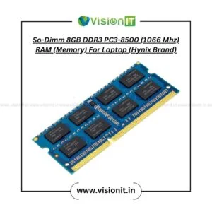 So-Dimm  8GB DDR3 PC3-8500 (1066 Mhz) RAM (Memory) For Laptop