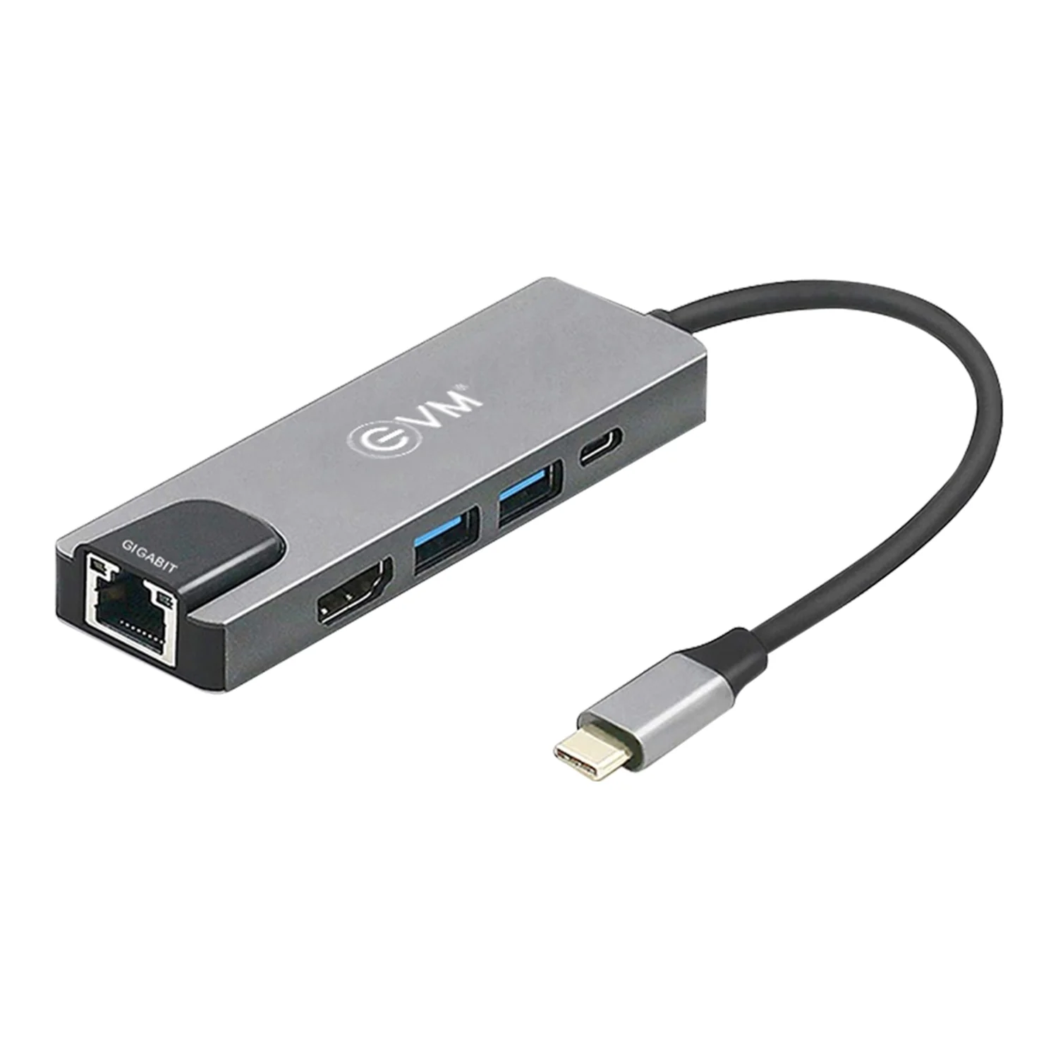 EVM Type-C 5-in-1 Docking Station USB-C Hub for Laptop