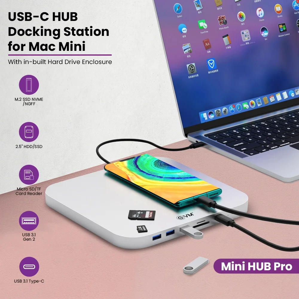 USB-C HUB Docking Station for Mac Mini - Image 2